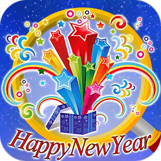 Free Hidden Objects:Christmas New Year Party Icon