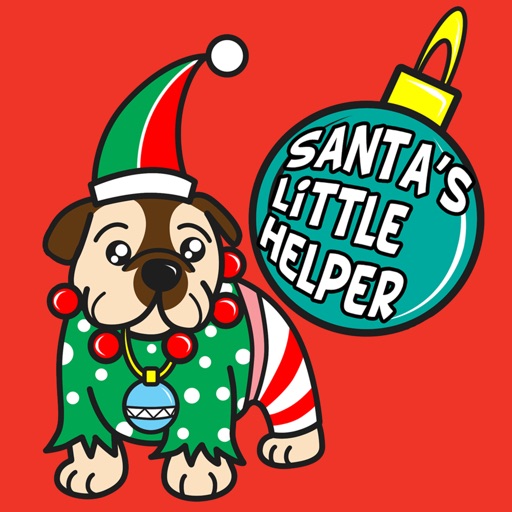 Christmas Carol Dog Animated Stickers icon