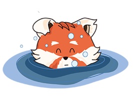 Cute Red Panda sticker fun for everyone to use, a great new sticker