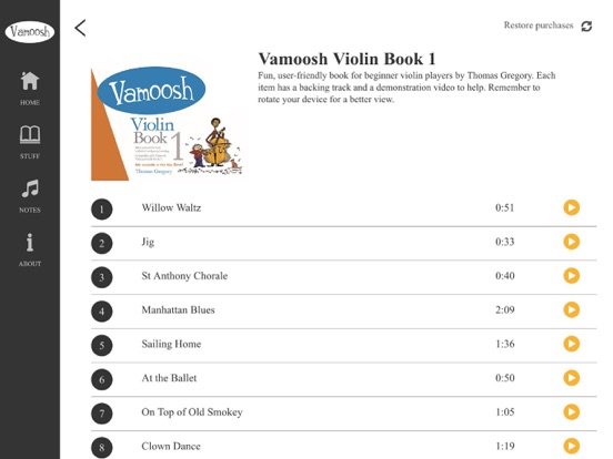 Vamoosh Violin 1 screenshot