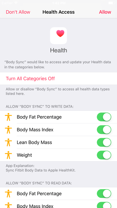 Body Sync for Fitbit to Healthのおすすめ画像3