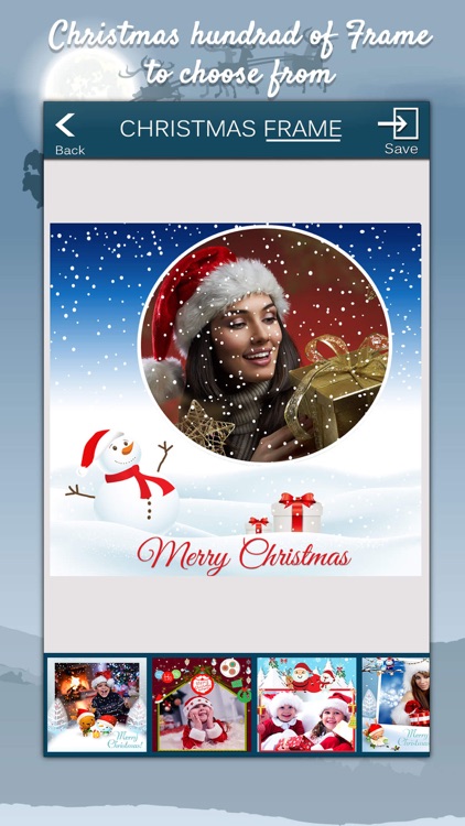 Christmas Picture Frames: Xmas stickers,greetings