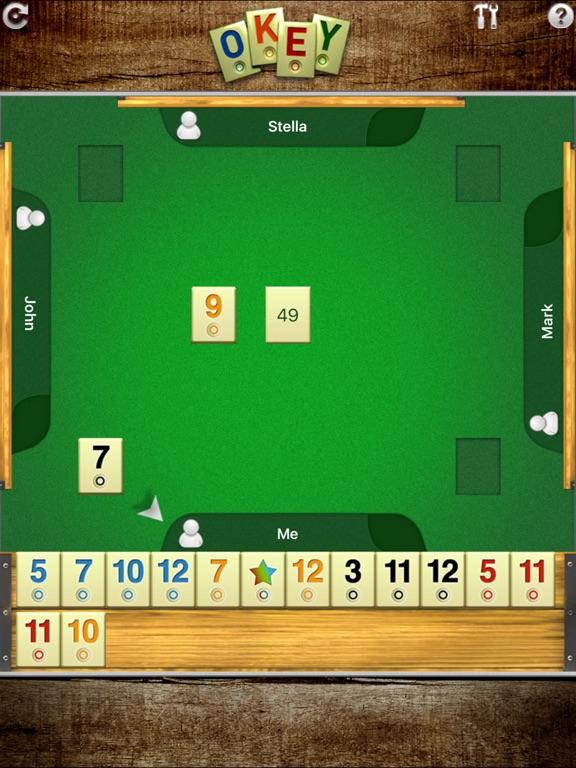 Okey HD на iPad
