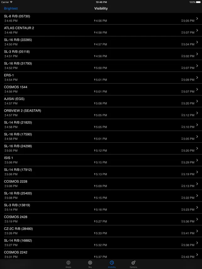 Captura 3 Orbit - Satellite Tracking iphone