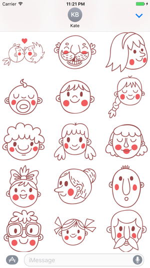 Funny Faces Sticker #1(圖3)-速報App