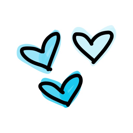 Tiny Hearts sticker - I love stickers for iMessage by Cameron Ewart