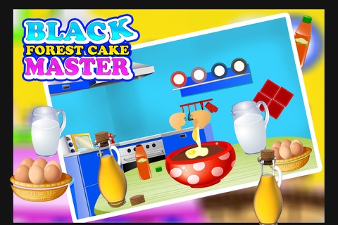Black Forest Cake Master – Make chocolaty cakes in this bakery shop game for kids screenshot 4