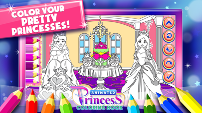How to cancel & delete Coloring Book Game: Princess from iphone & ipad 3