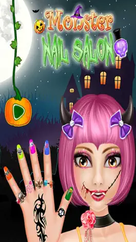 Game screenshot Monster Nail Salon - Halloween Girls Nail Art mod apk
