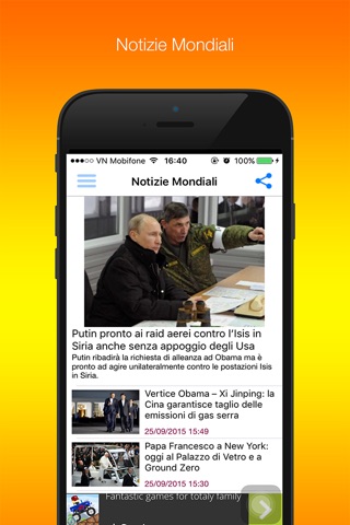 Italian Voice News screenshot 2