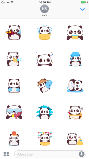 Cute Panda Animated Sticker(圖1)-速報App