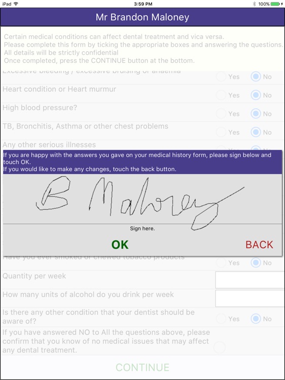 DentalPlus remote forms