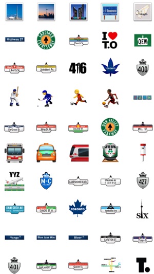 Toronto Emoji Stickers