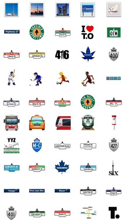 Toronto Emoji Stickers