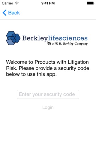 Products with Litigation Risk screenshot 2