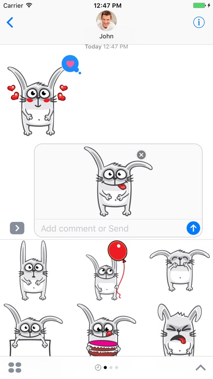 Funny Rabbit - Stickers for iMessage