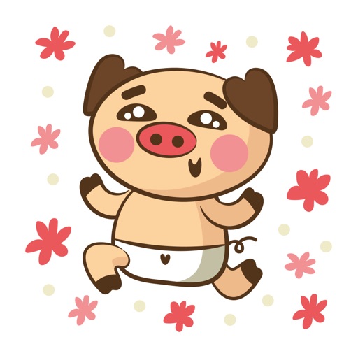 Crazy Pig - Wild Stickers for Chat Messages