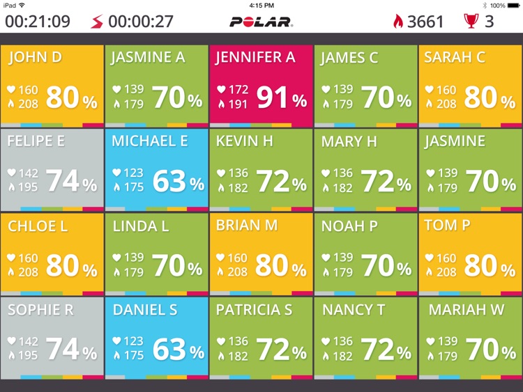 Polar Club: Group fitness app
