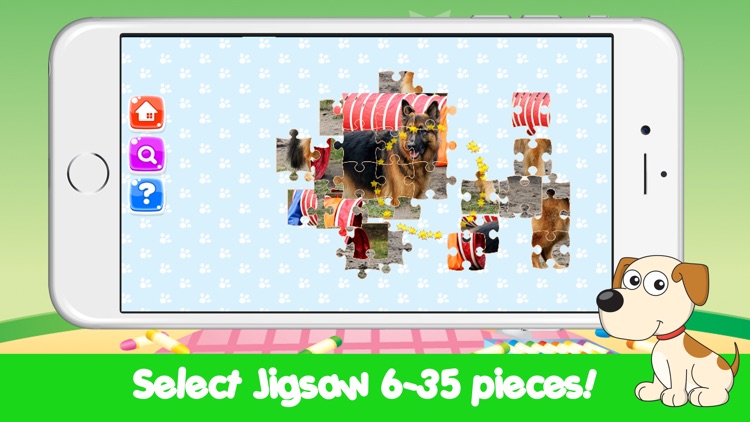 Cute Puppy Dogs Jigsaw Puzzles Games for Kids