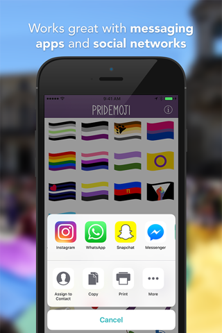 Pridemoji: Show LGBT Pride w/ Gay Emoji & Stickers screenshot 3