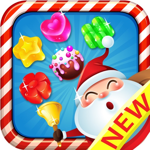 Sweet Santa Candy - New match 3 best game puzzle iOS App