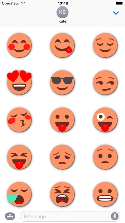 ORANGE Emoji • Stickers for iMessage