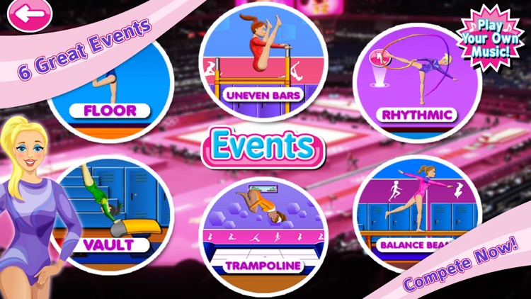 Elite Gymnastics Events Games screenshot-0