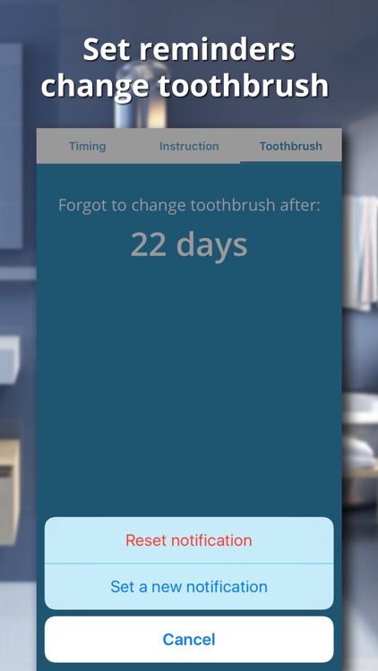 Healthy Teeth - Tooth Brushing Reminder with timer