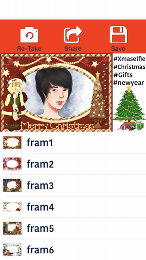 Merry Christmas Photo Fram-xmas selfie elfyoursel(圖1)-速報App