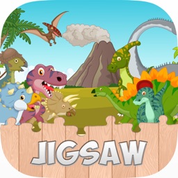 Dinosaur Jigsaw Puzzle For Kids Easy Learning Game