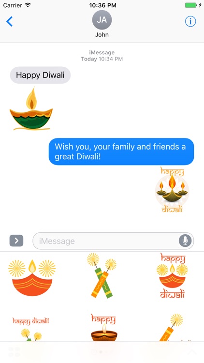 Diwali Greetings Sticker Pack