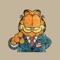 Garfield's Political Party Stickers