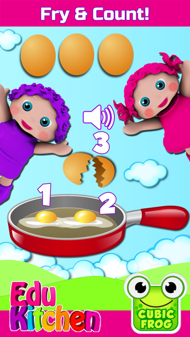 Preschool EduKitchen - Amazing Early Learning Fun Educational Games for Toddlers and Preschoolers in the Kitchen Screenshot 1