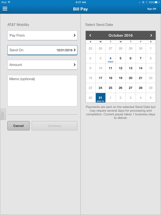 Peoples Mobile Banking for iPad screenshot-3