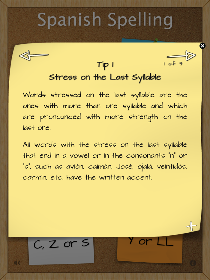 Spanish Spelling Tips