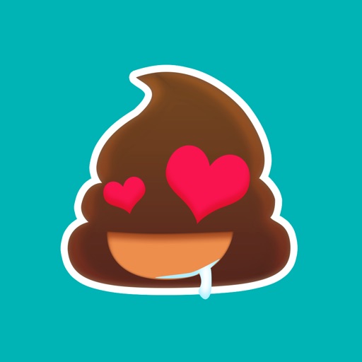 Poo Emoji Sticker - Animated Gif for iMessage Free