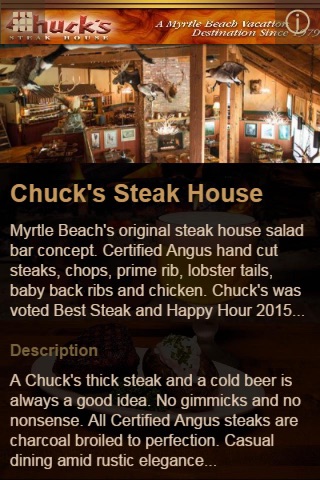 Chuck's Steak House screenshot 2