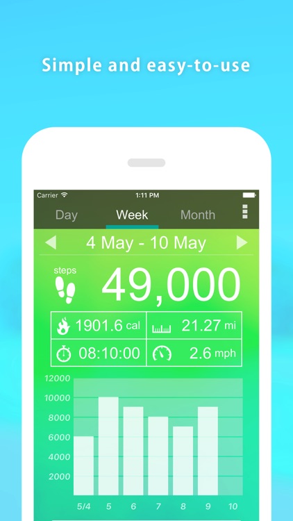 Pedometer - Perfect for walking and dieting screenshot-3