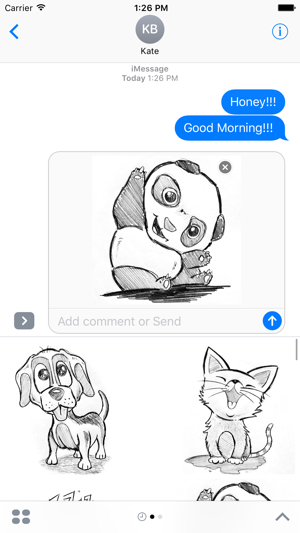 Cute Puppies Stickers for iMessage(圖3)-速報App