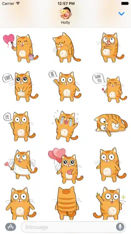 Game screenshot Kitty Cat – Cute Stickers for iMessage hack