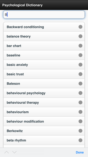 Psychology Dictionary Offline