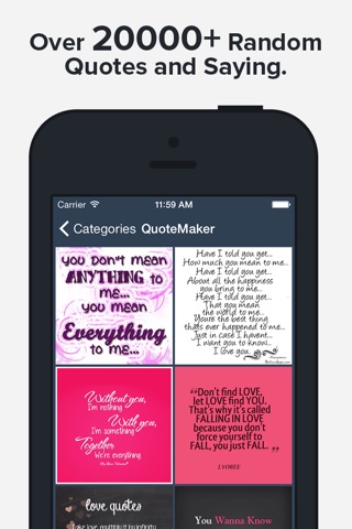 QuoteMaker - Quotes for instagram screenshot 2