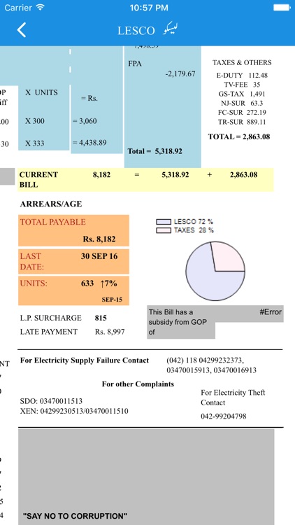 Electricity Bill screenshot-3