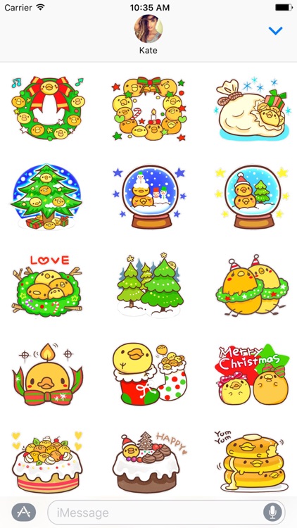 Yelly Xmas The Chicken Stickers