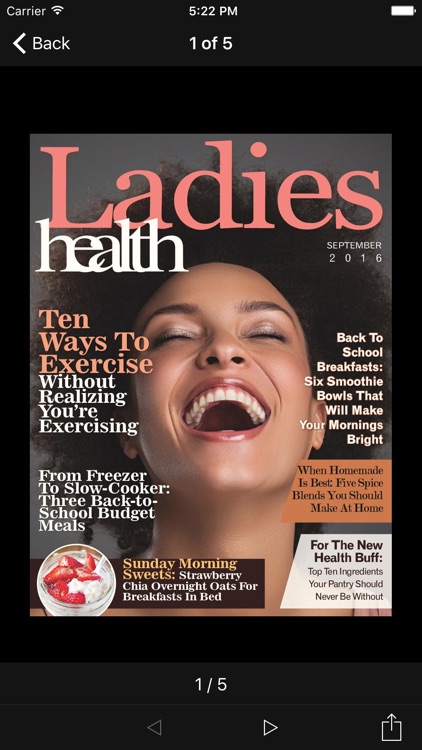 Ladies Health Magazine