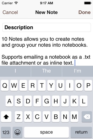 10 Notes screenshot 3