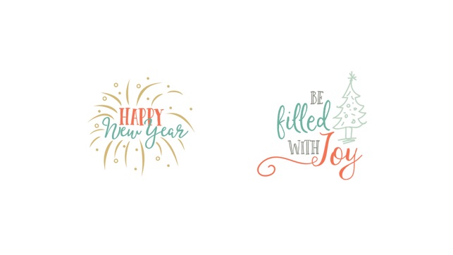 Merry Christmas Lettering Stickers(圖2)-速報App