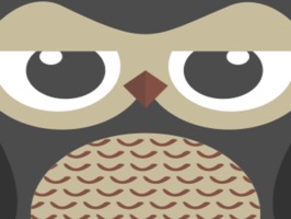 Cute, colorful owl stickers for your messages
