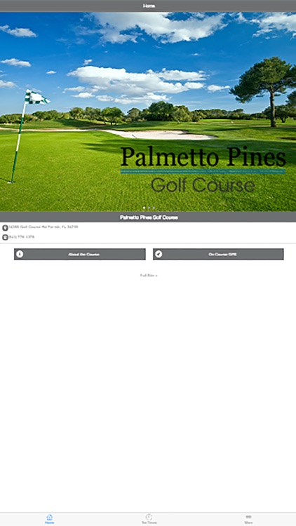 Palmetto Pines Golf Course