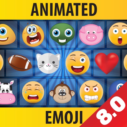 3D Animated Emoticons - Keyboard for iPhone + iPad icon